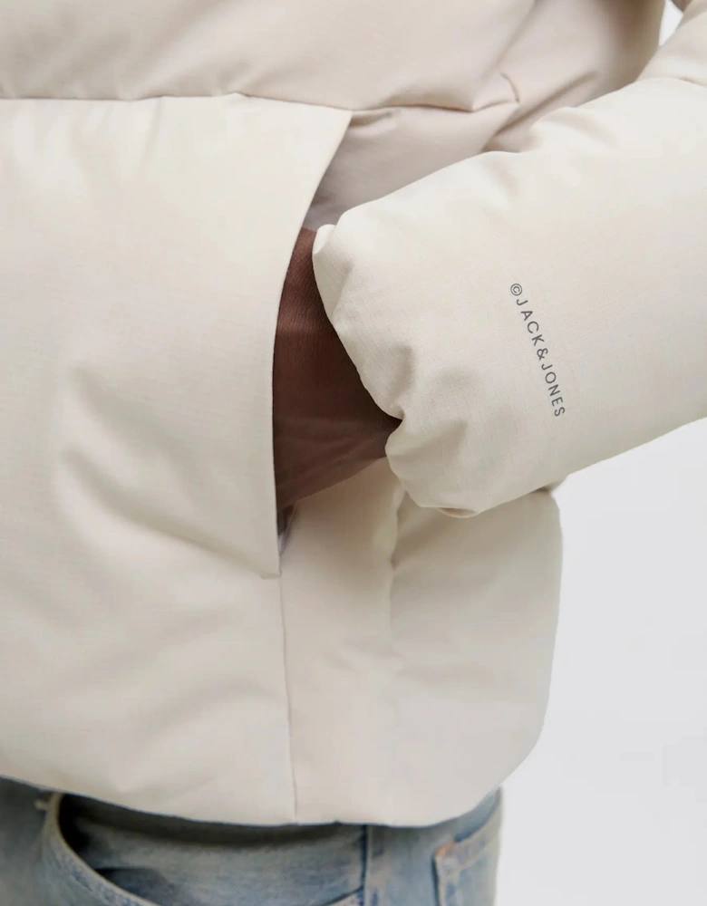 World Puffer Jacket - Moonbeam