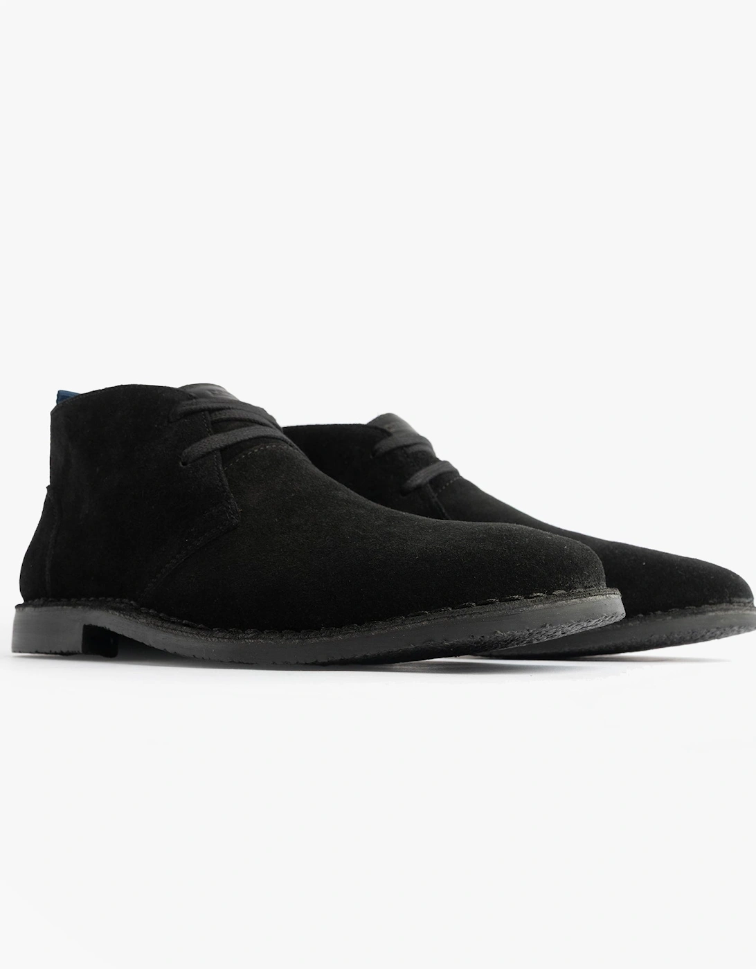 JACOB Mens Desert Boots Black