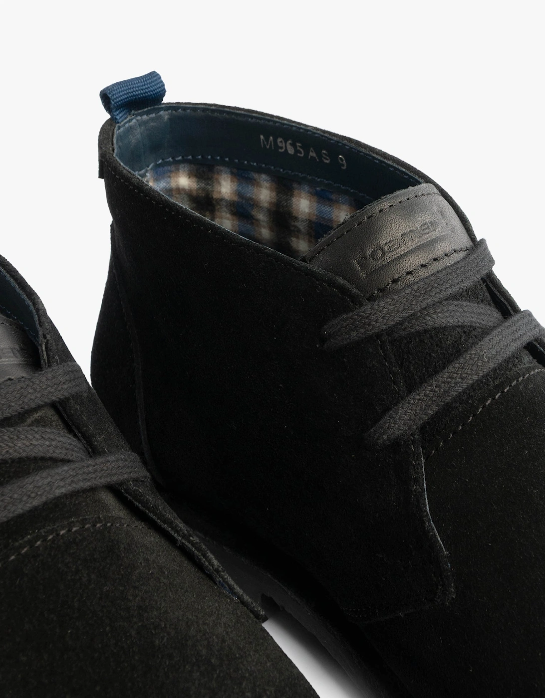 JACOB Mens Desert Boots Black