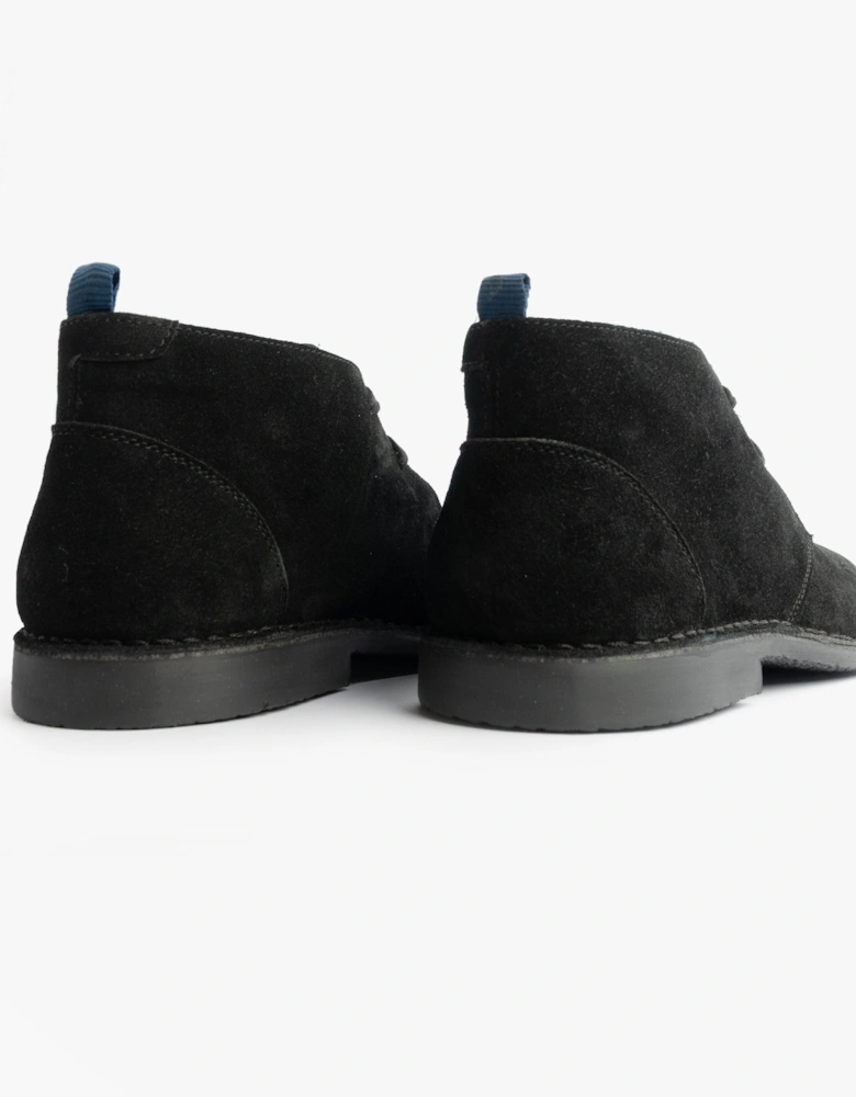 JACOB Mens Desert Boots Black