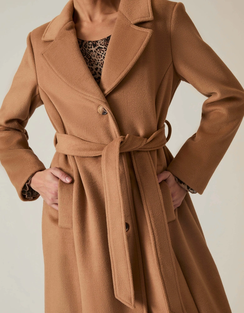 Long Camel Classic Coat