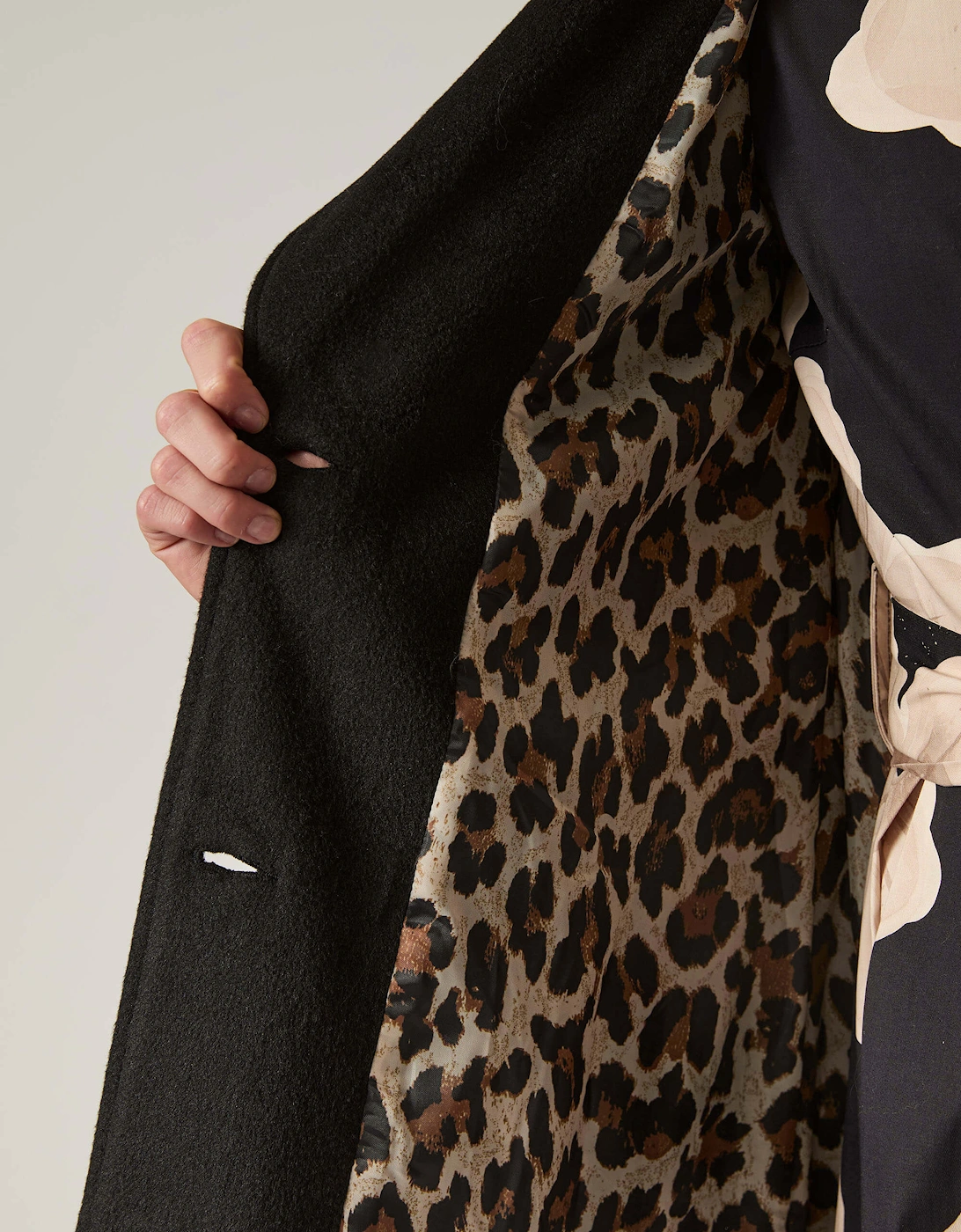 Long Black Classic Coat