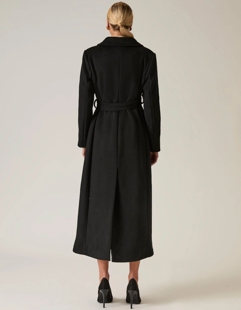 Long Black Classic Coat