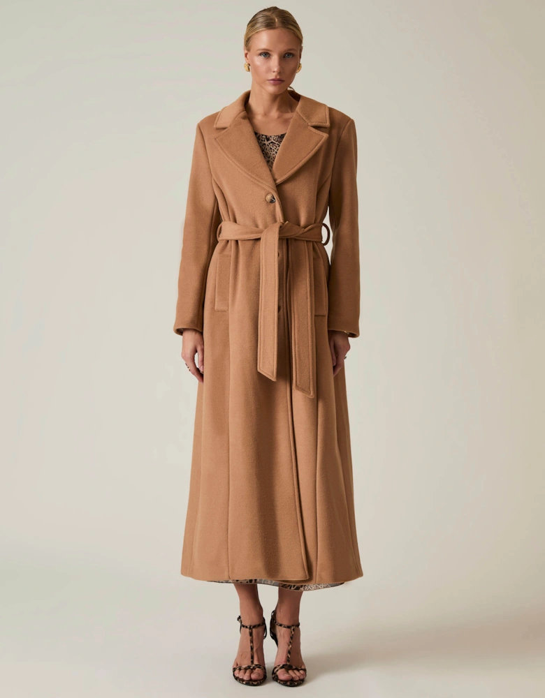 Long Camel Classic Coat