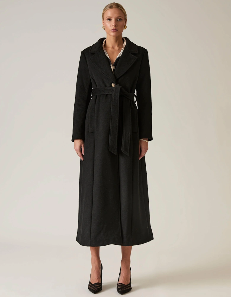 Long Black Classic Coat