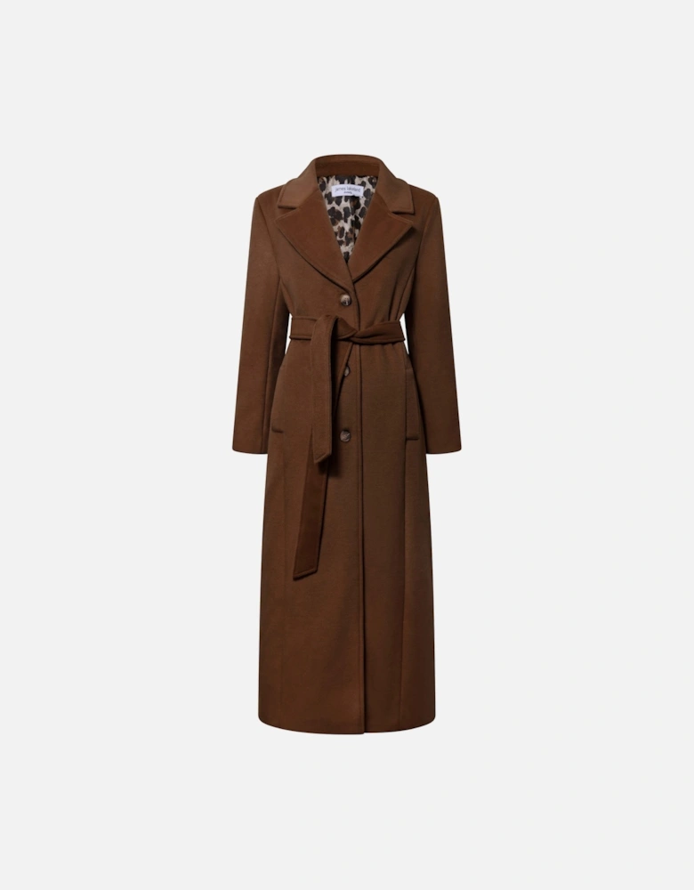 Long Brown Classic Coat