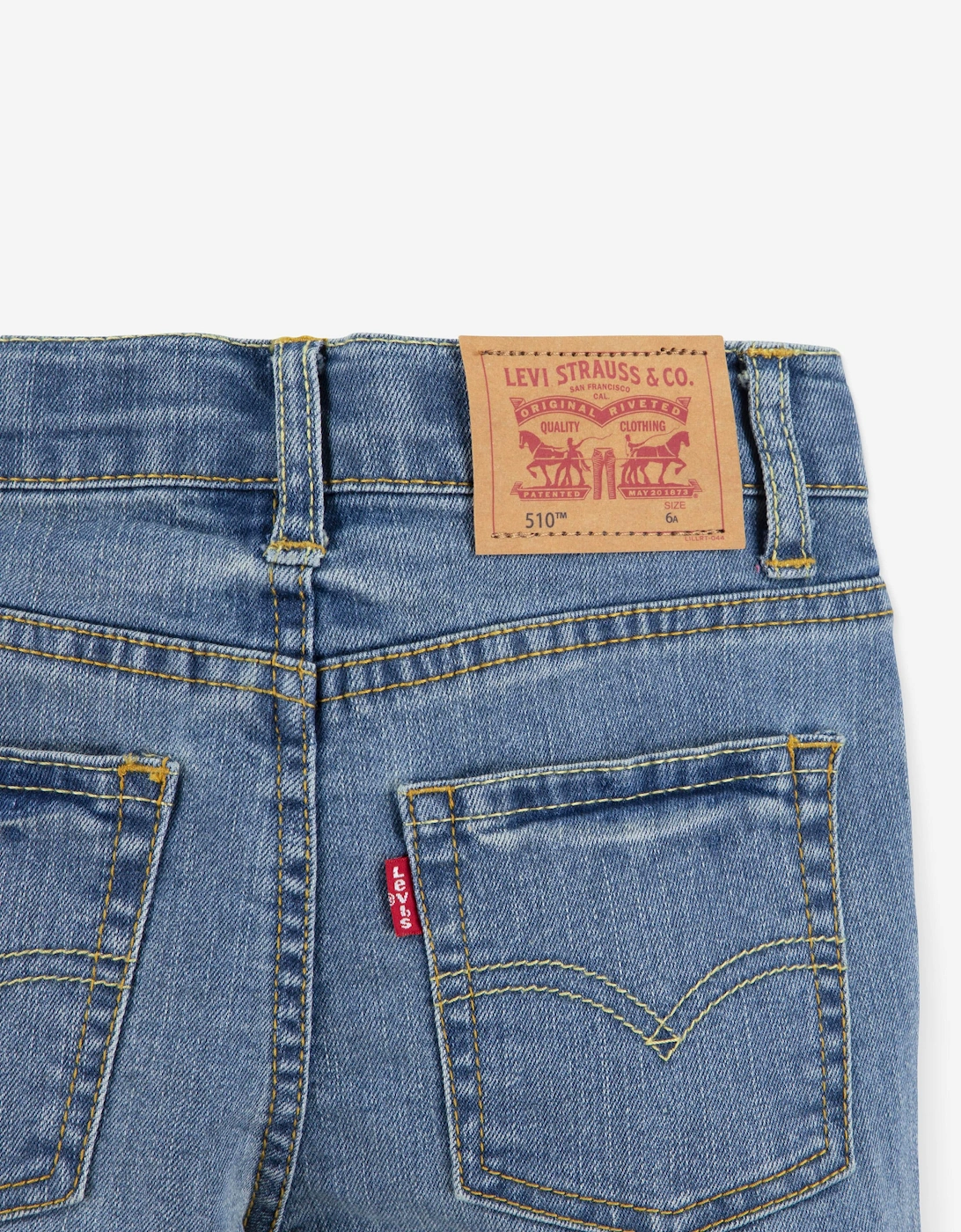 Boys 510 Skinny Fit Jeans in Blue