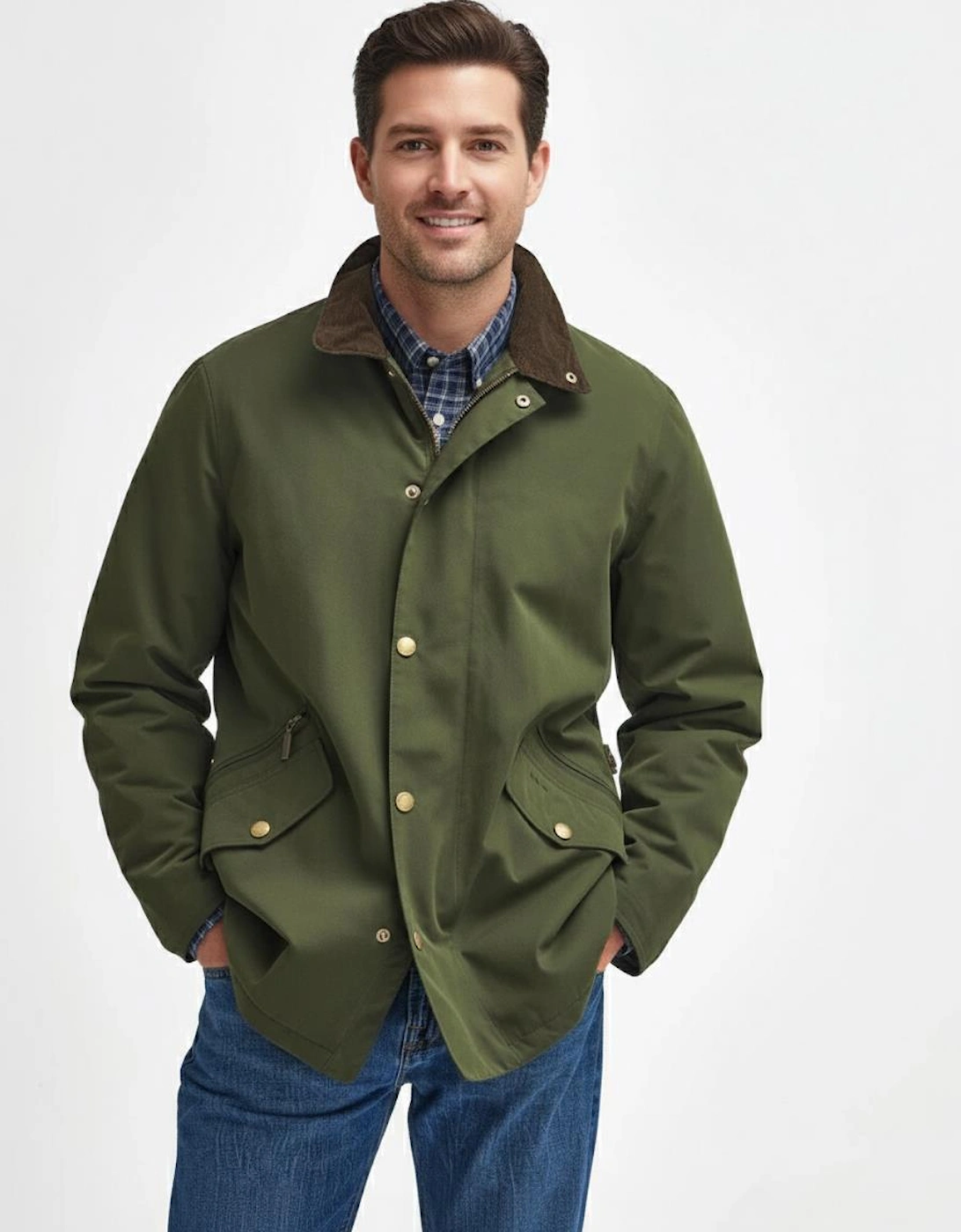 Winter Spoonbill Mens Waterproof Jacket - Olive