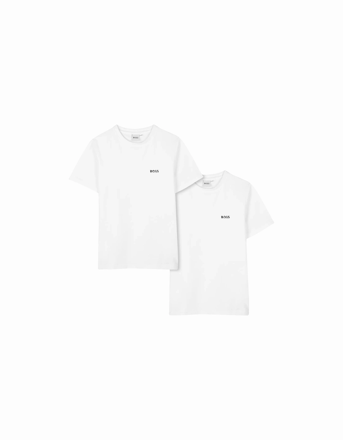 Boys 2-Pack Classic T-Shirts, White, 3 of 2