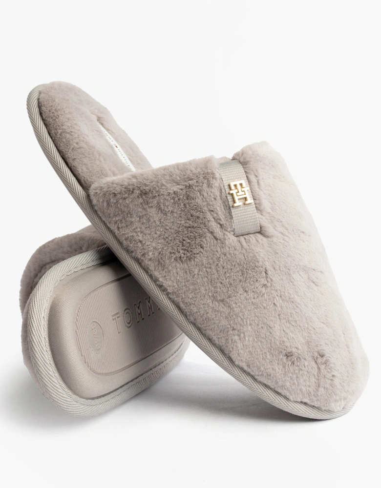 TH FAUX FUR HOUSE SH Womens Slippers Lilac Dusk