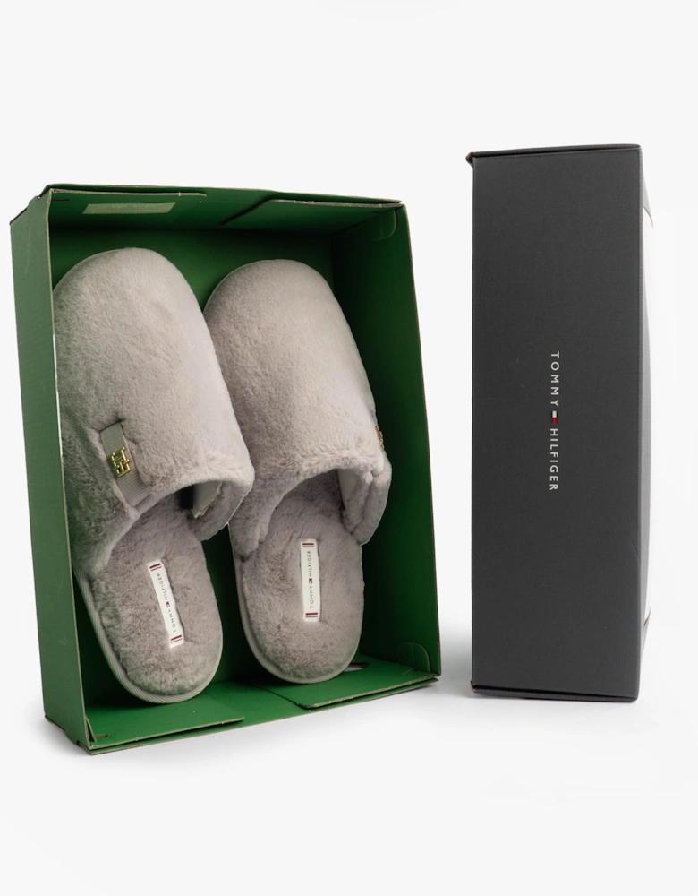 TH FAUX FUR HOUSE SH Womens Slippers Lilac Dusk