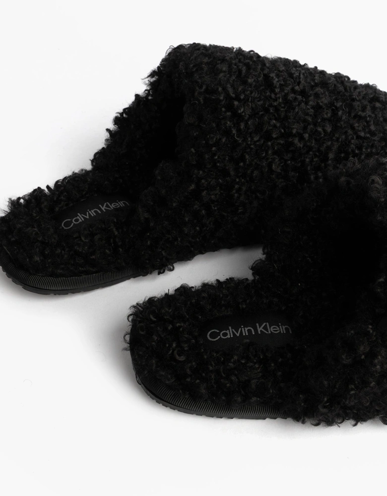 CLOSE SLIPPER FUR Womens Slippers Black