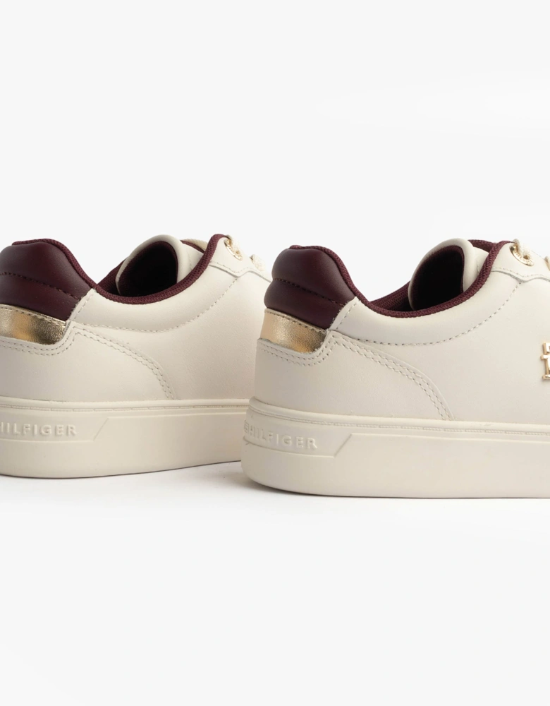 ELEVATED COURT SNEAK Womens Court Trainers Trainers Ancient White