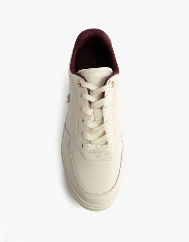 ELEVATED COURT SNEAK Womens Court Trainers Trainers Ancient White