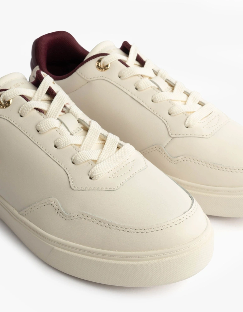 ELEVATED COURT SNEAK Womens Court Trainers Trainers Ancient White