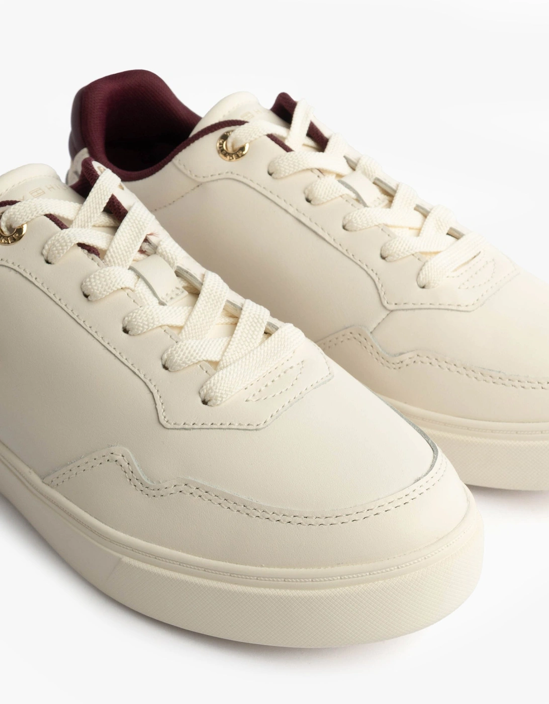 ELEVATED COURT SNEAK Womens Court Trainers Trainers Ancient White