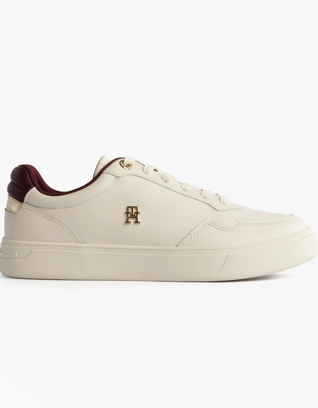 ELEVATED COURT SNEAK Womens Court Trainers Trainers Ancient White, 7 of 6