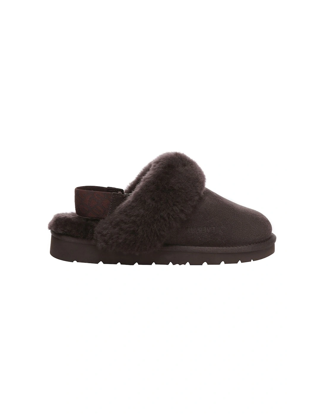 Real Sheepskin Pelican Removable Strap Slingback Slippers with EVA Sole, 2 of 1