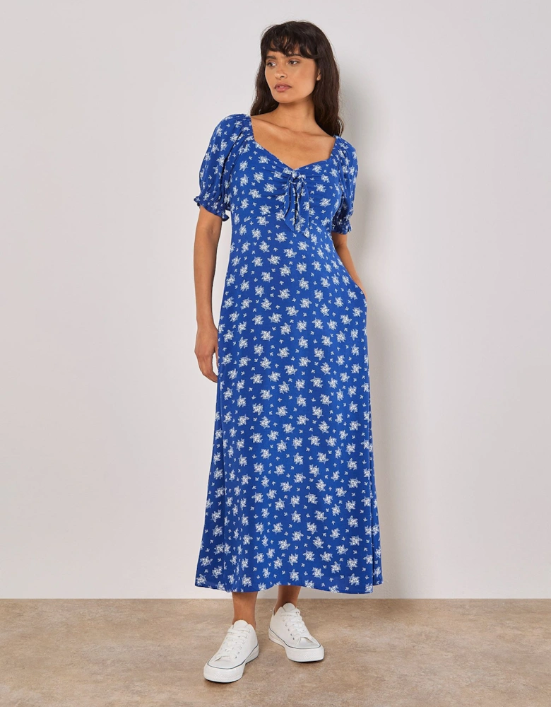 Silhouette Floral Milkmaid Maxi Dress