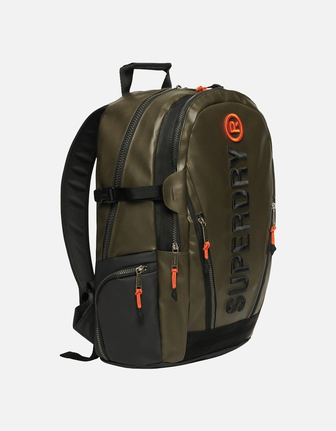 Unisex Tarp Embroidered Backpack - Olive Green - OS, 2 of 1