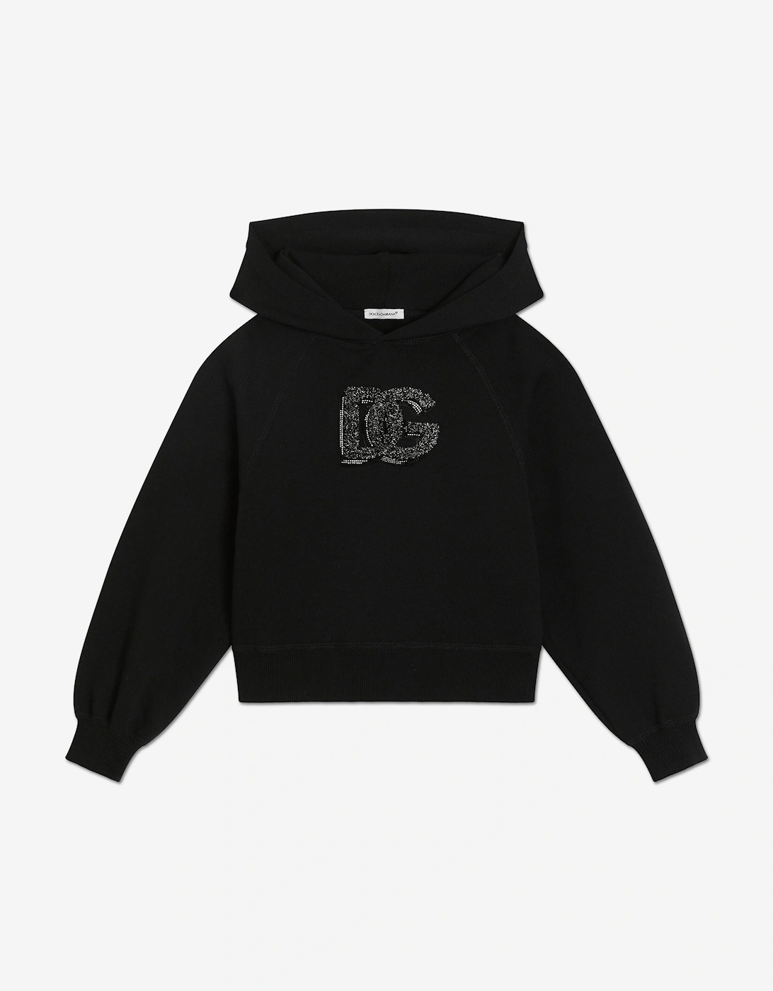 Girls Logo Hoodie in Black, 6 of 5