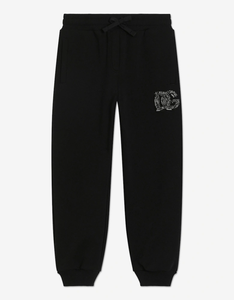 Girls Logo Joggers in Black