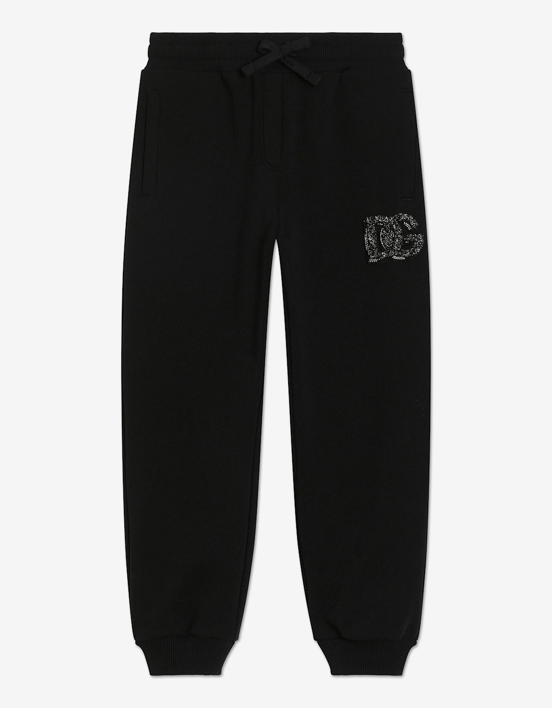 Girls Logo Joggers in Black, 6 of 5
