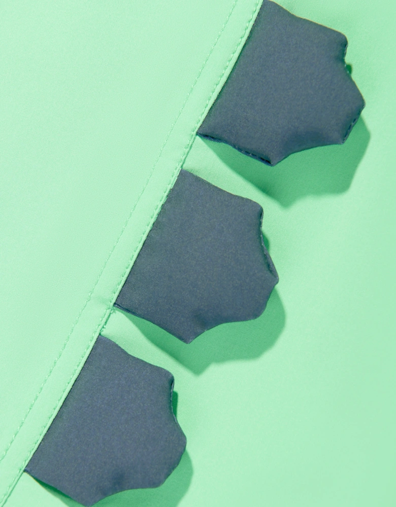 Boys Spike The Dinosaur Raincoat in Green