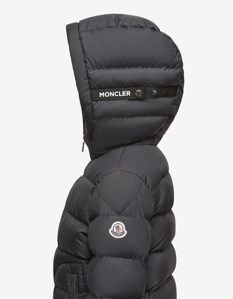 Boys Grecois Down Padded Jacket in Black