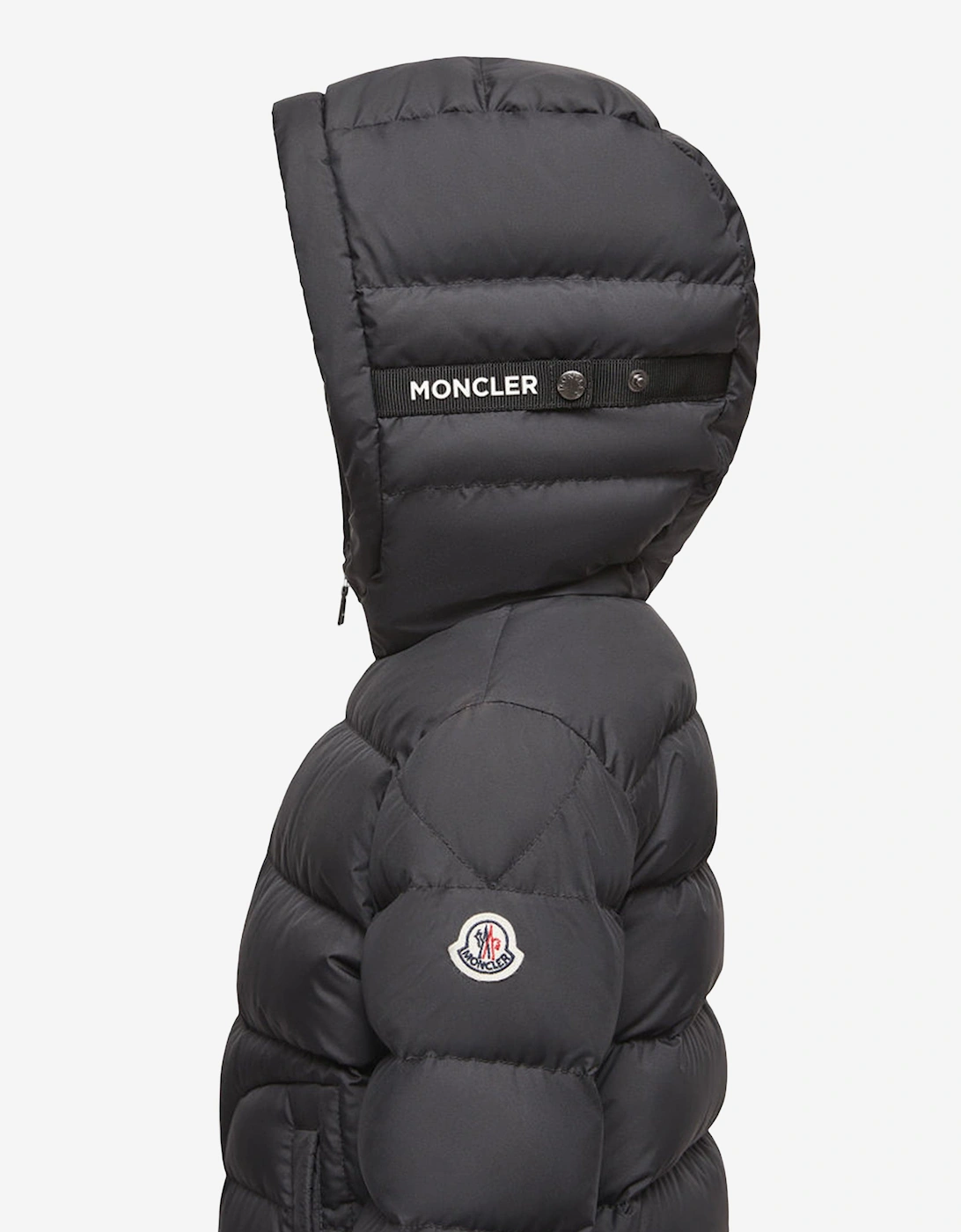 Boys Grecois Down Padded Jacket in Black