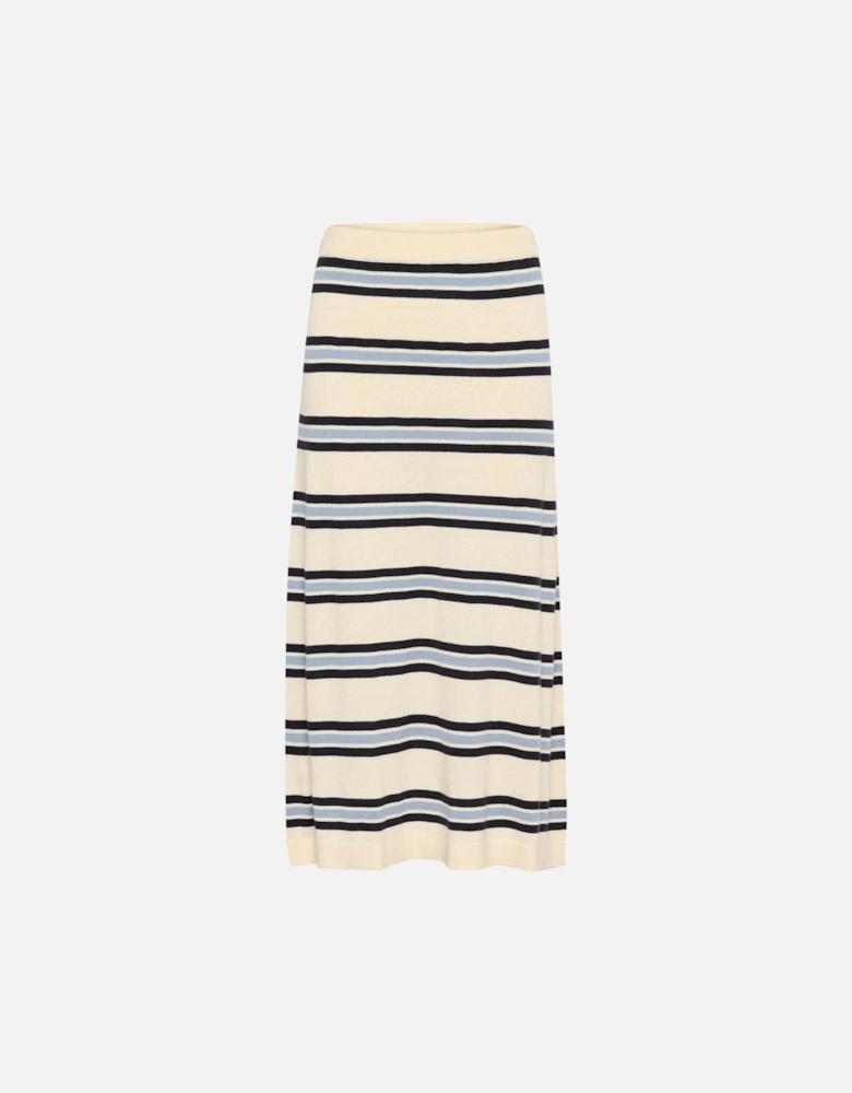LuviaSZ Midi Skirt Striped