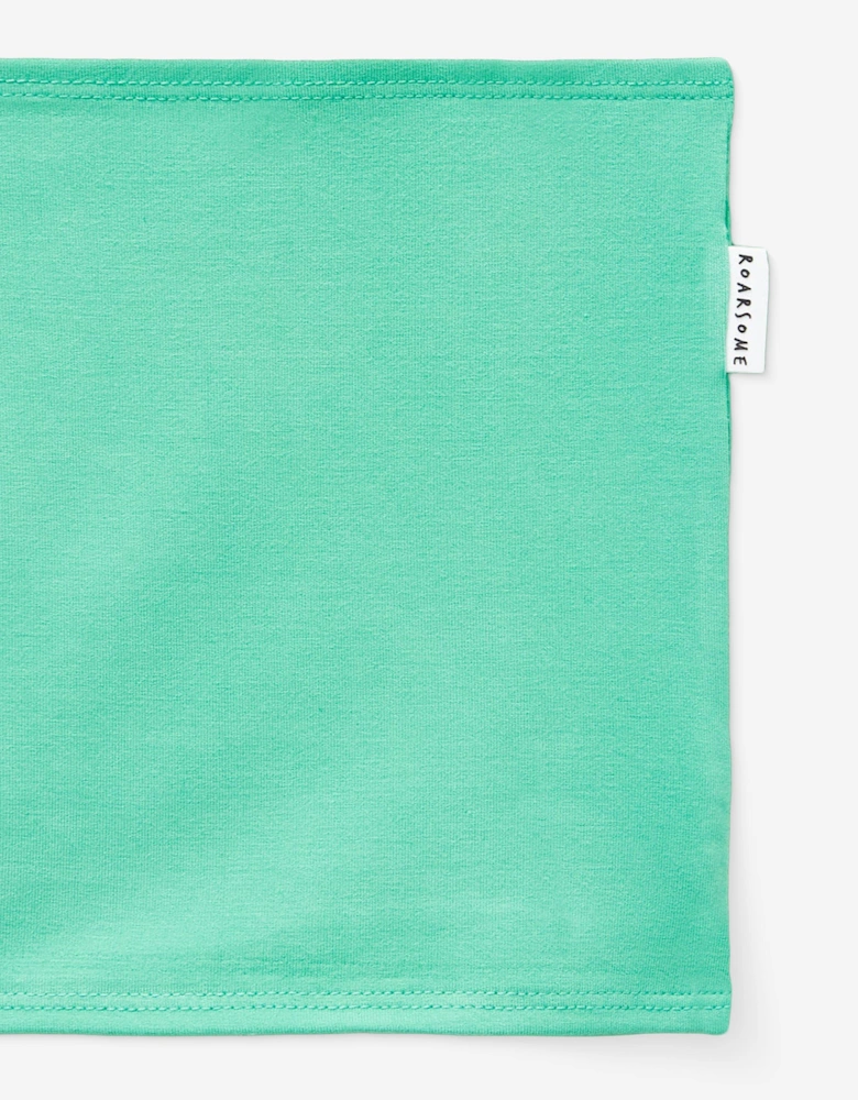 Kids Bamboo Neck Snood in Green