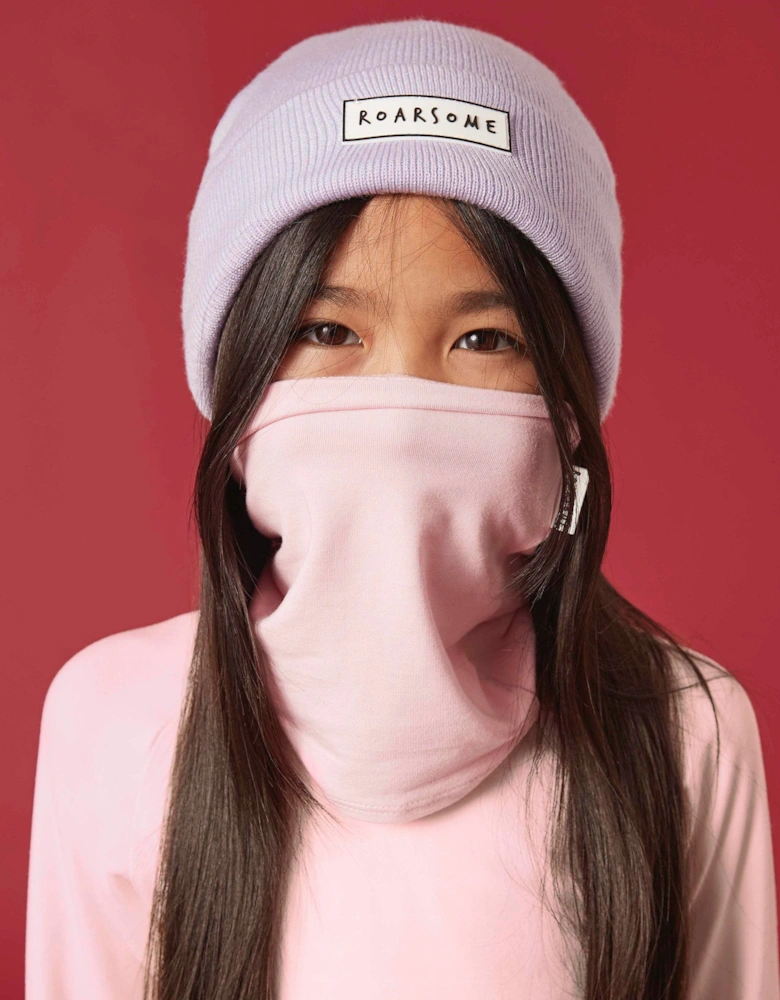 Kids Bamboo Neck Snood in Pink
