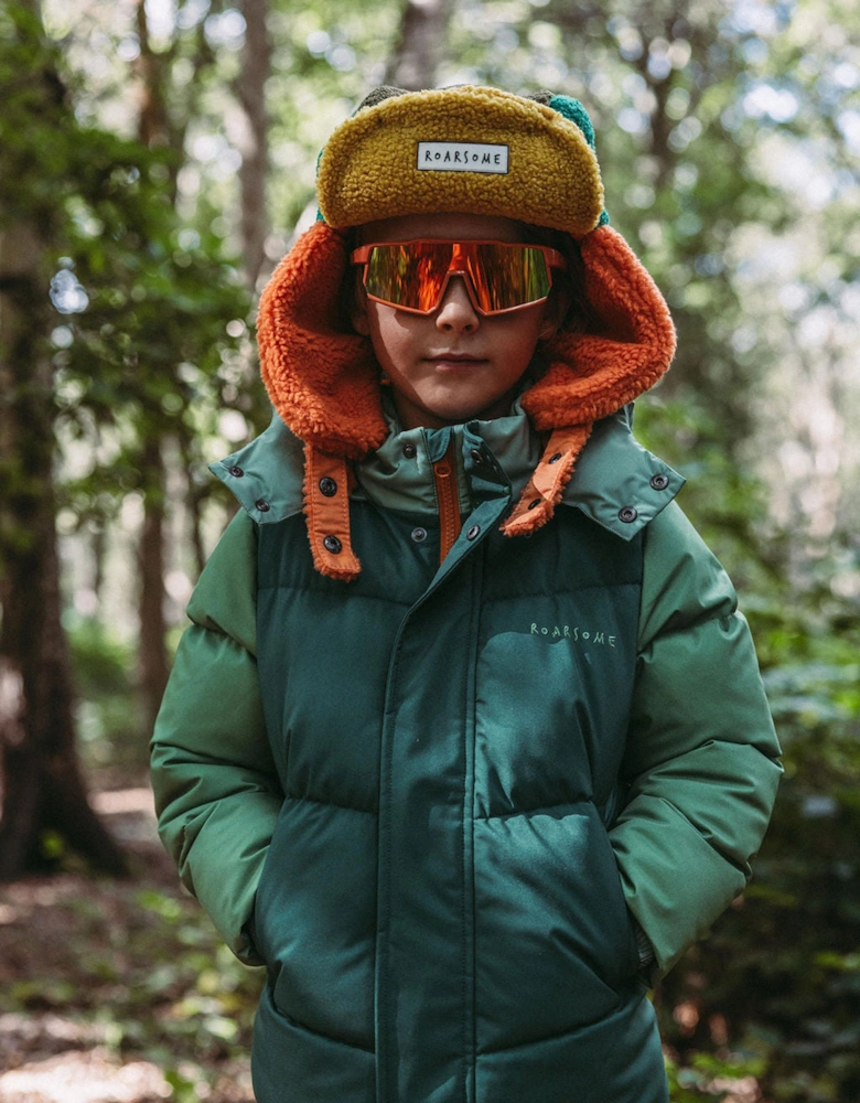 Kids Trapper Hat in Green
