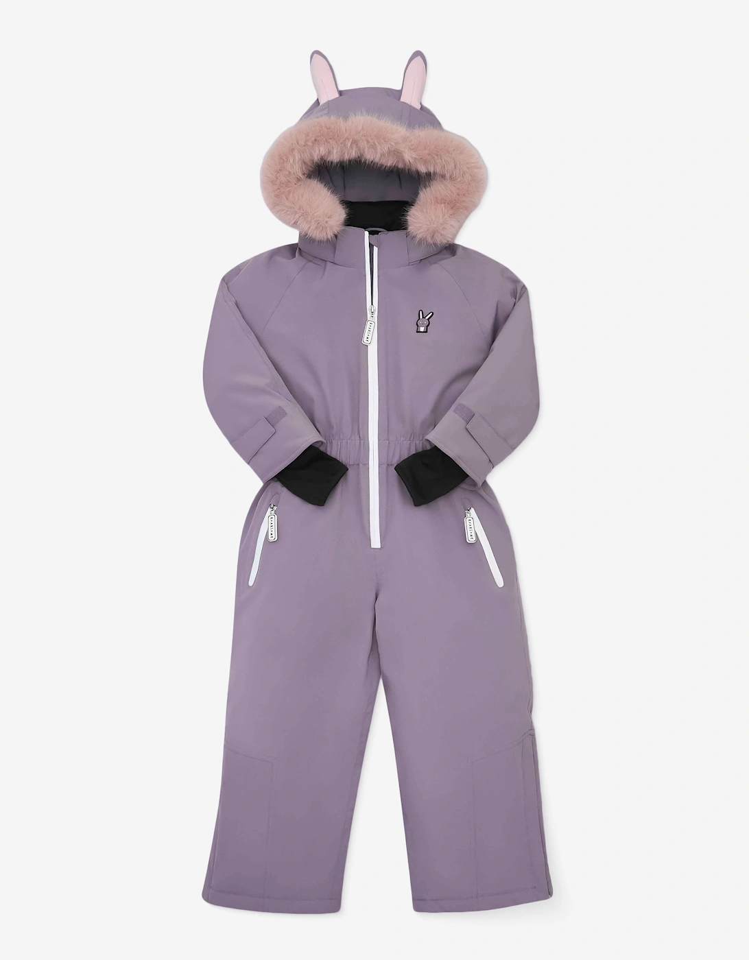 Girls Hop The Bunny Ski Suit in Purple, 5 of 4