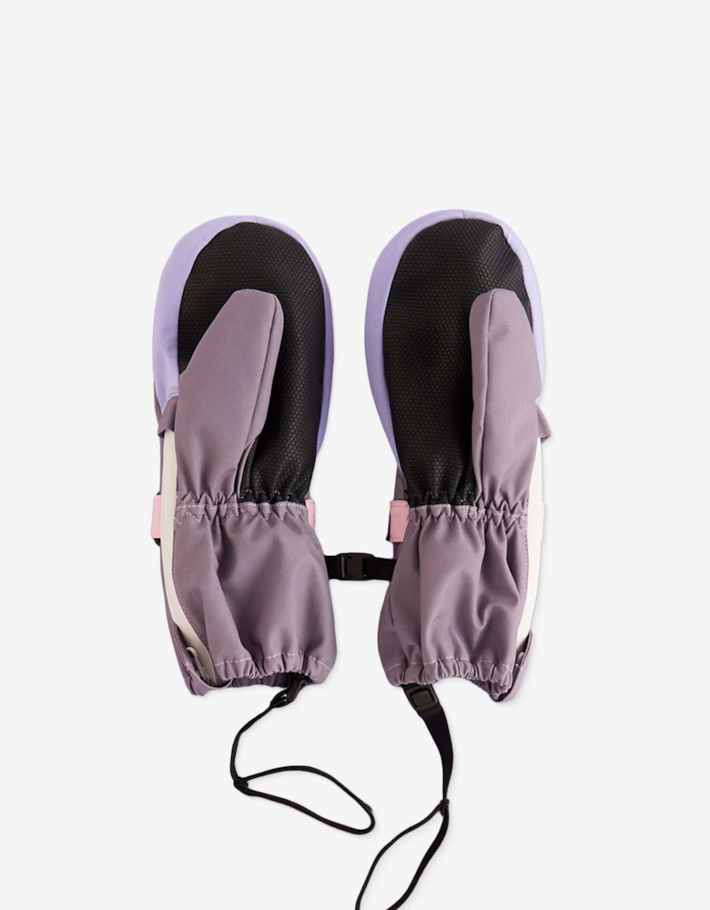 Kids Ski Gloves in Purple