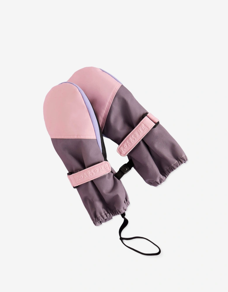 Kids Ski Gloves in Purple