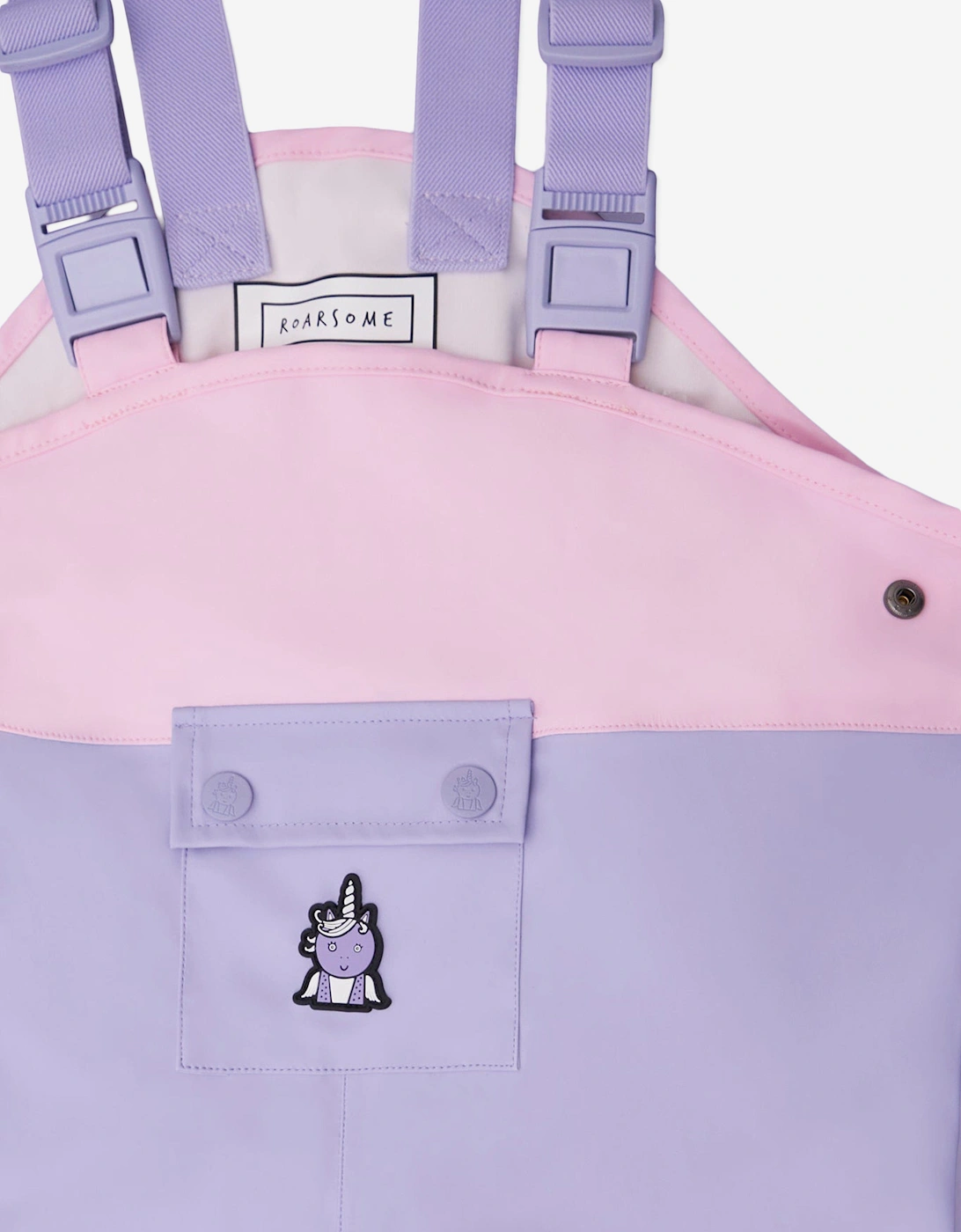 Girls Sparkle The Unicorn Waterproof Trousers in Purple