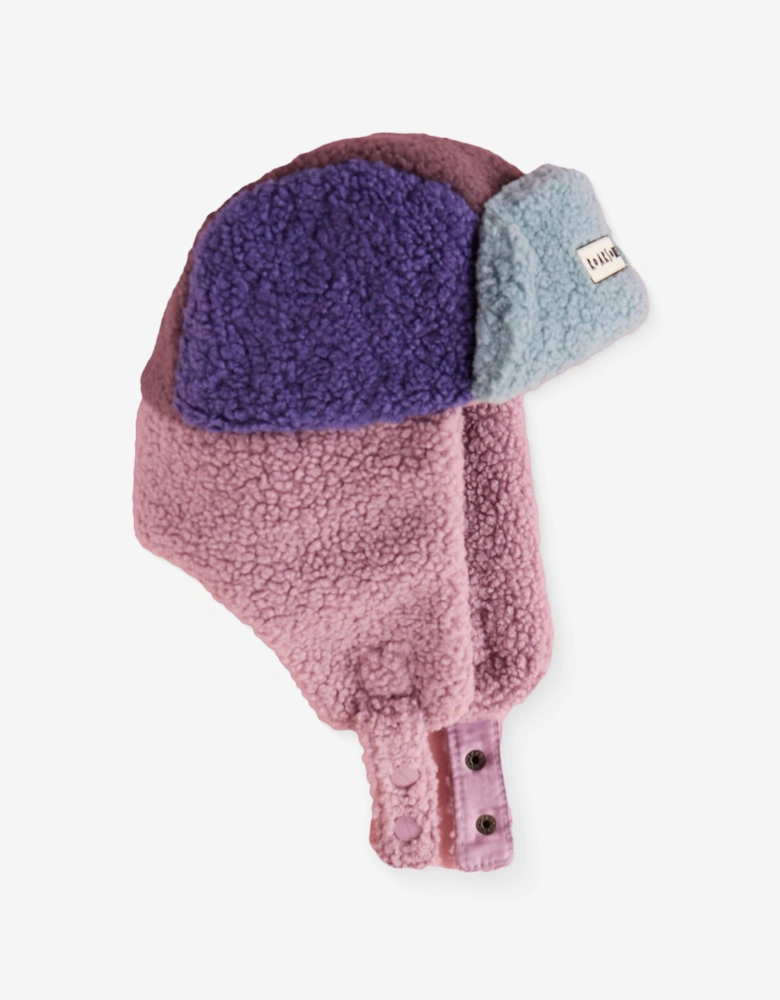 Kids Trapper Hat in Purple