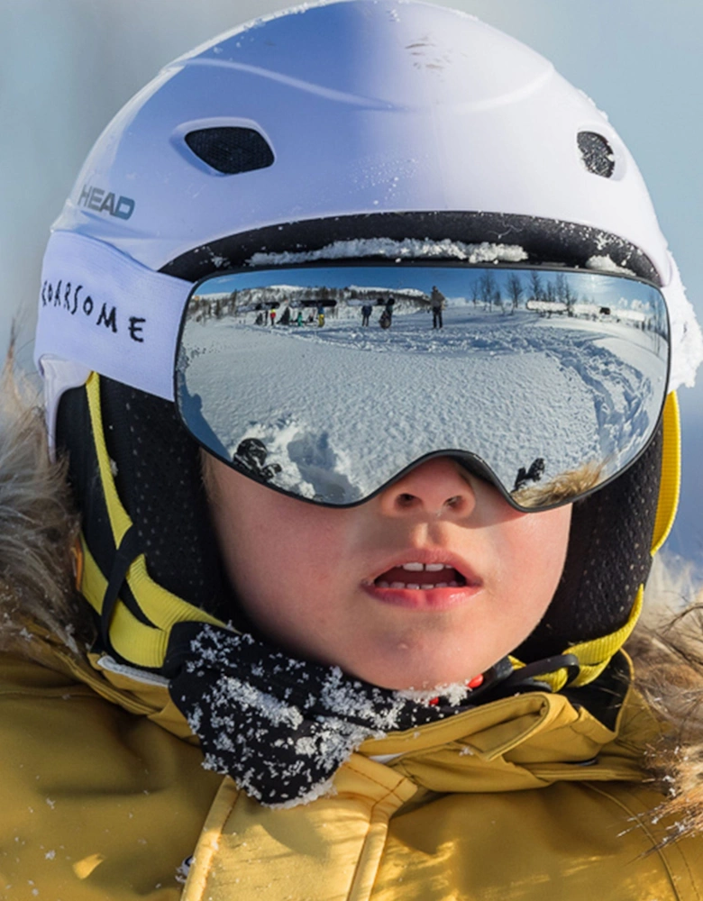Kids Ski Goggles in Silver