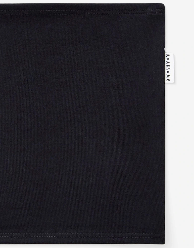 Kids Bamboo Neck Snood in Black