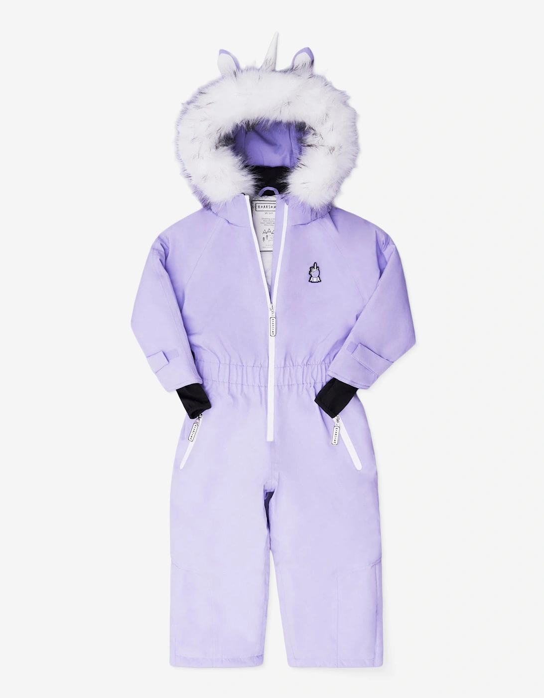 Girls Sparkle The Unicorn-Ski Suit in Purple, 5 of 4