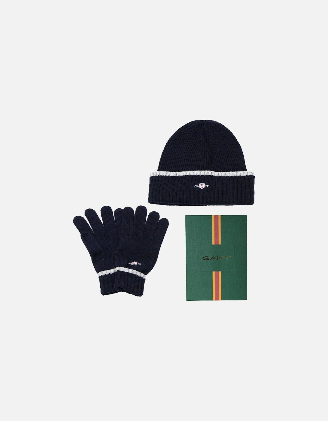 Essential Beanie & Gloves Gift Set, Marine Blue, 4 of 3