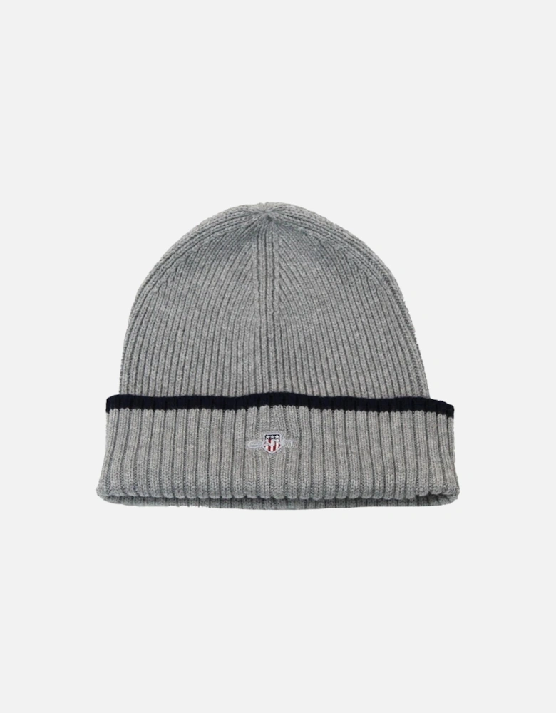 Essential Beanie & Gloves Gift Set, Grey Melange