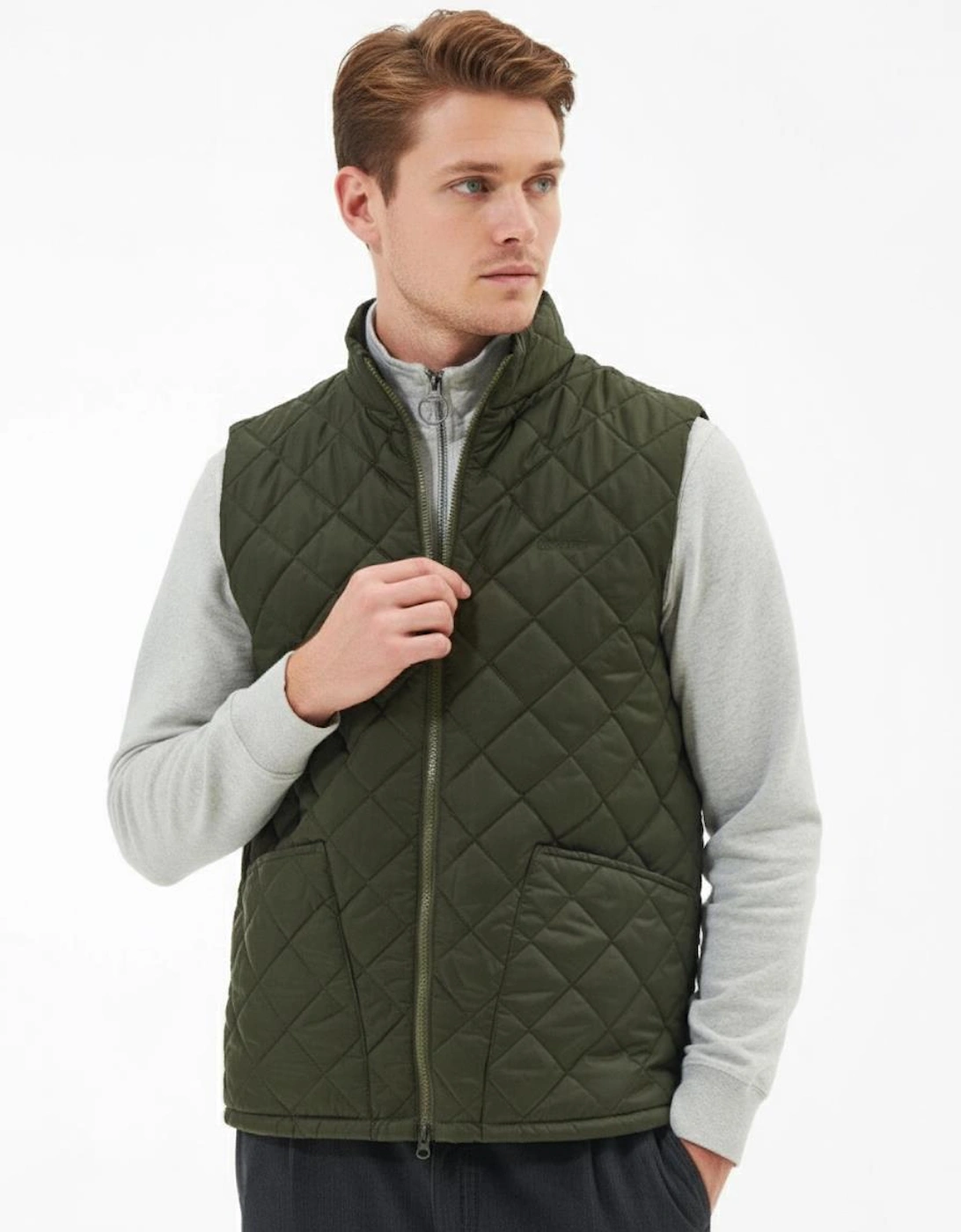 Monty Mens Gilet - Olive