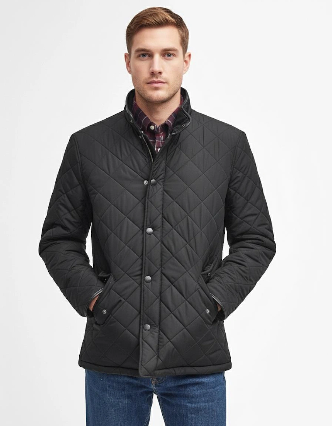 Powell Mens Quilted Jacket - Black