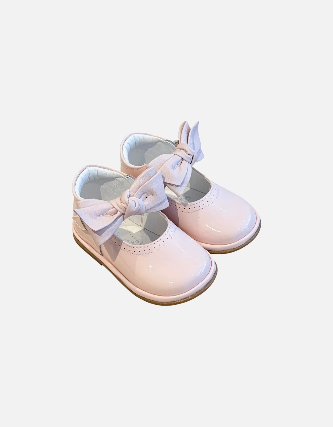Pale Pink Patent Leather Vitoria Shoe, 2 of 1