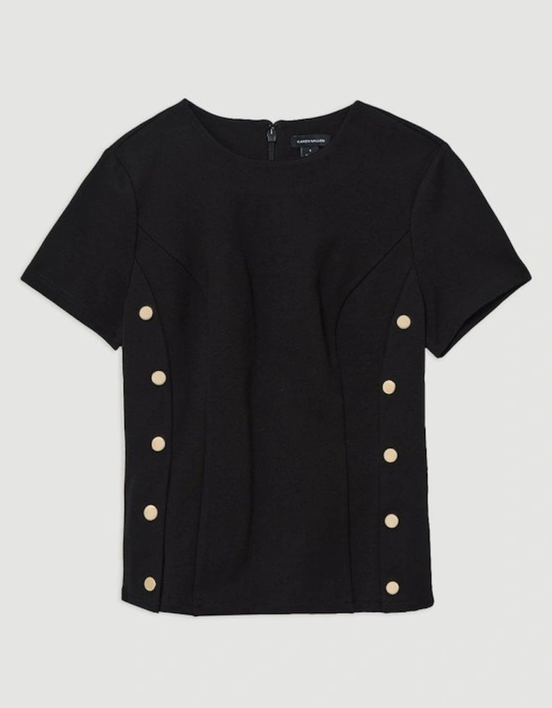 Hardwear Detail Jersey Ponte T Shirt