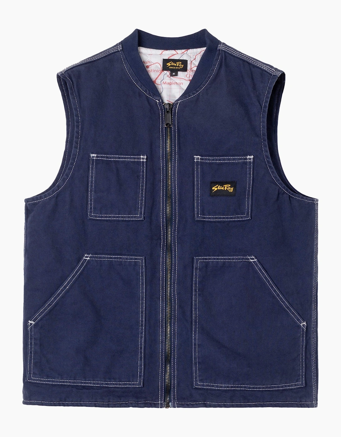 Stan Ray Men's Navy Pork Chop Vest - Size: 38/Regular