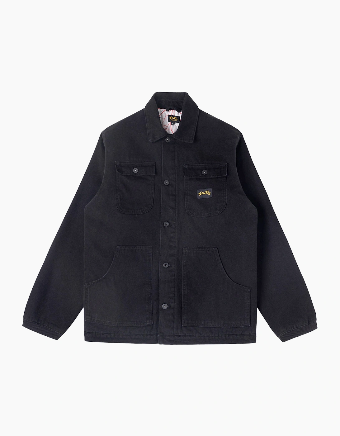 Stan Ray Men's Washed Black Duck Pork Chop Jacket - Size: Regular/36